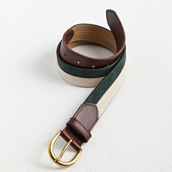 UO colorblock suede belt - Picture 2 of 3